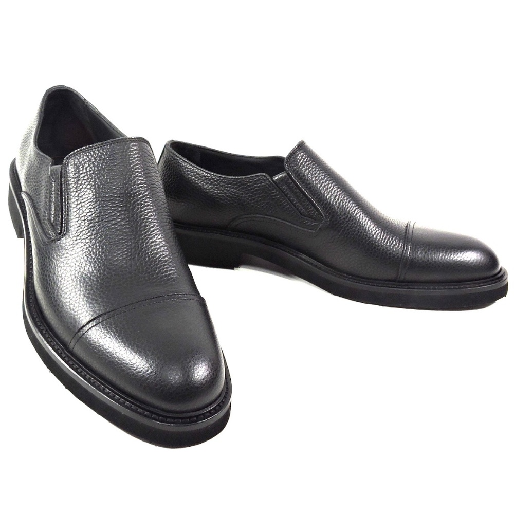 CASADEI 🇮🇹 MEN'S BLACK SOFT LEATHER COMFORT EXTRA LIGHT LOAFERS